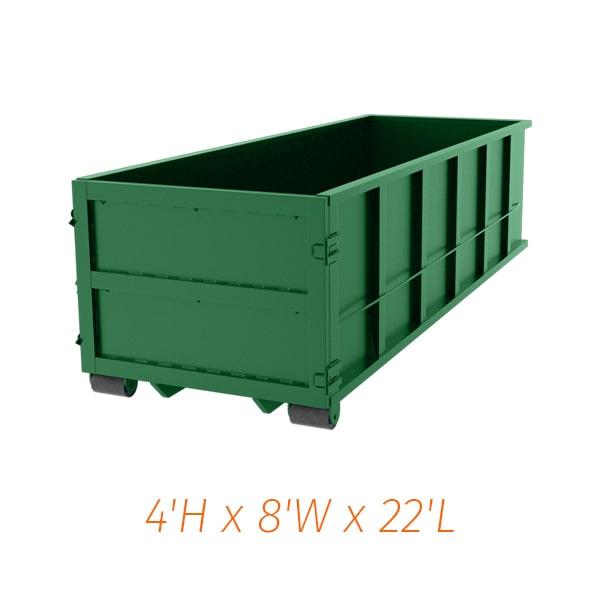 the cost of renting a 20-yard dumpster varies depending on your location, rental period, and other factors. please contact us for a customized quote